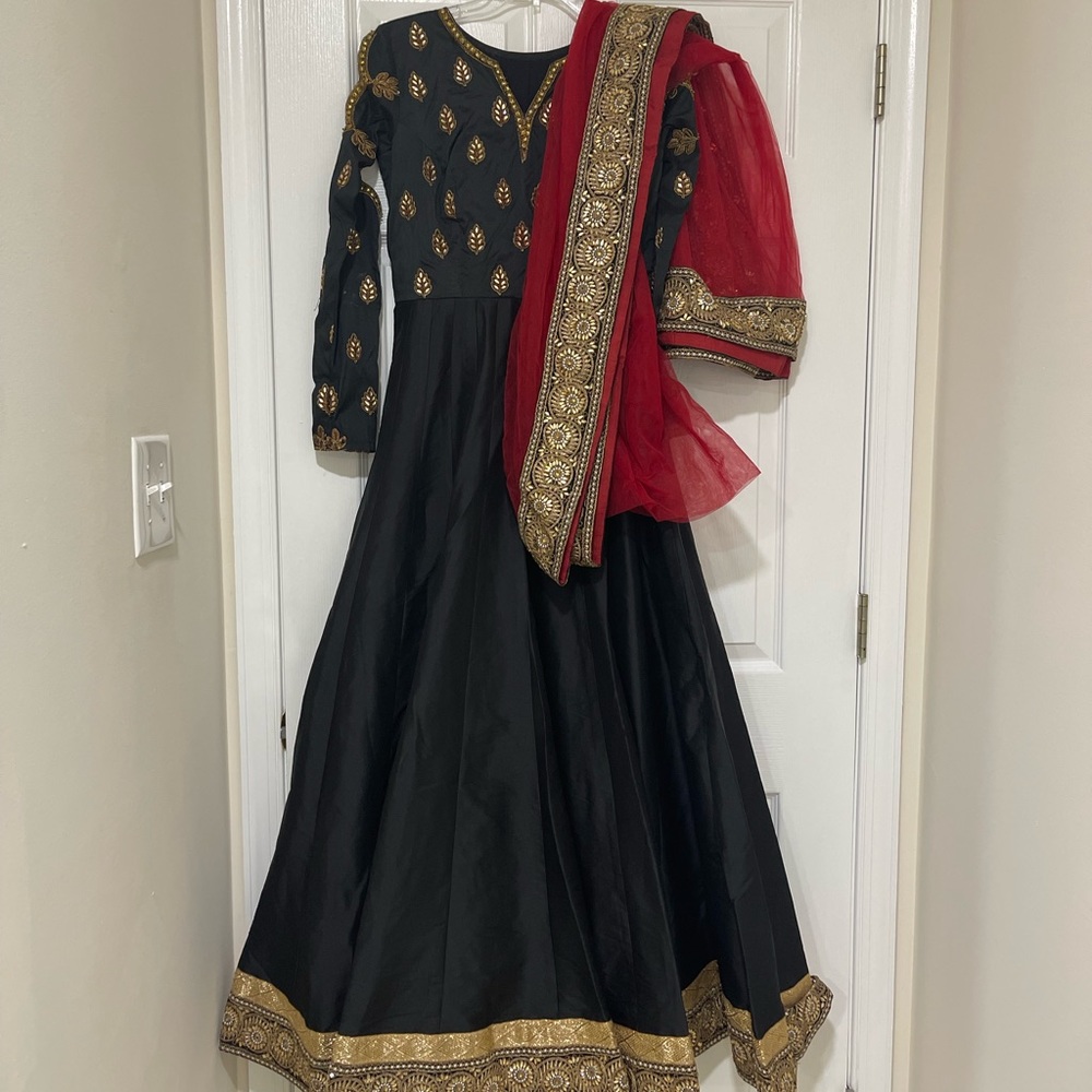 indian Pakistani anarkali formal gown